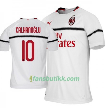 Fotballdrakt AC Milan Hakan Calhanoglu 10 Bortetrøye 2018-2019 Kortermet